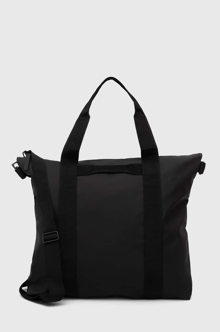 Rains geanta 14150 Tote Bags culoarea negru - Pled.ro