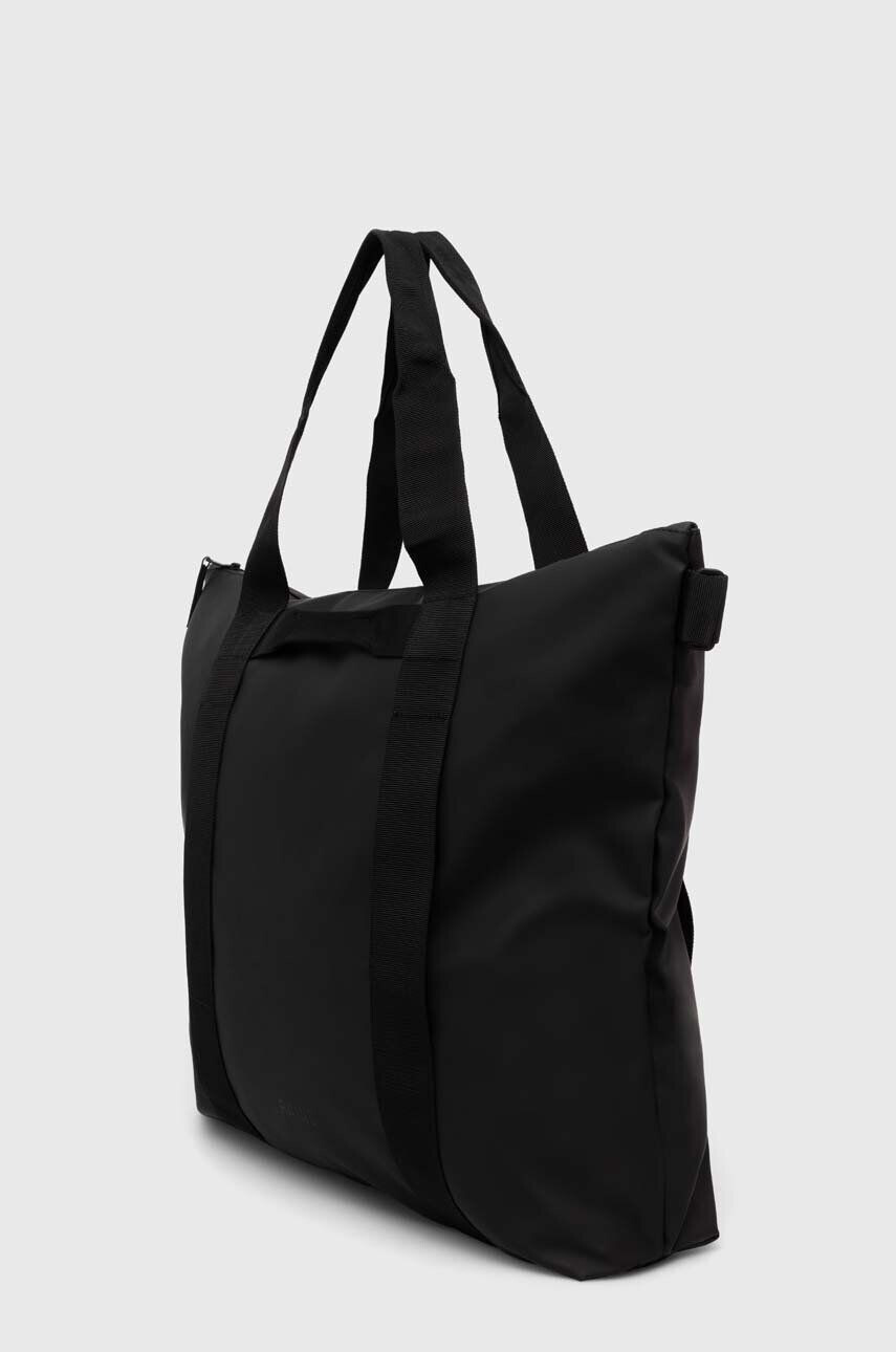 Rains geanta 14150 Tote Bags culoarea negru - Pled.ro