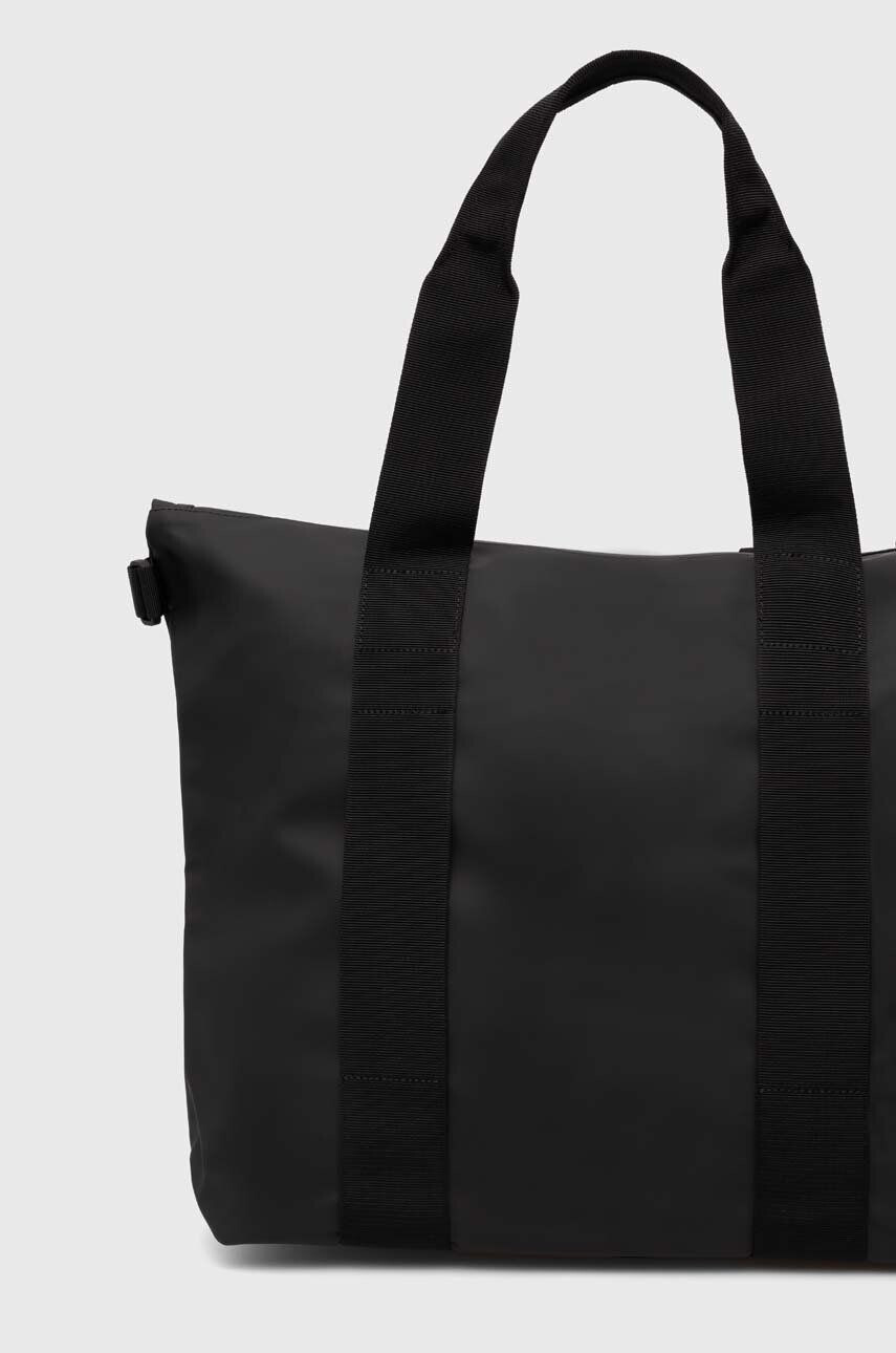 Rains geanta 14160 Tote Bags culoarea negru - Pled.ro