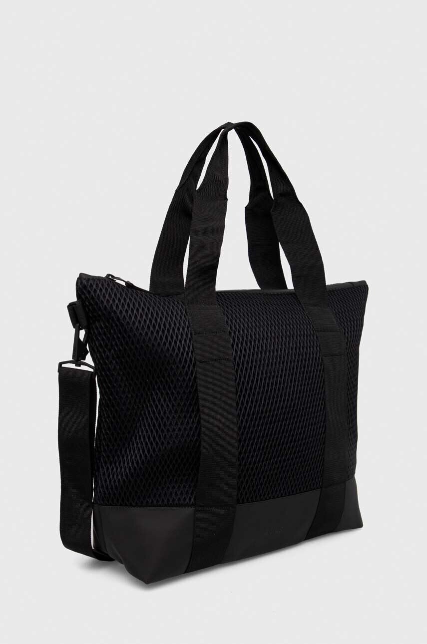 Rains geanta 14170 Tote Bags culoarea negru - Pled.ro