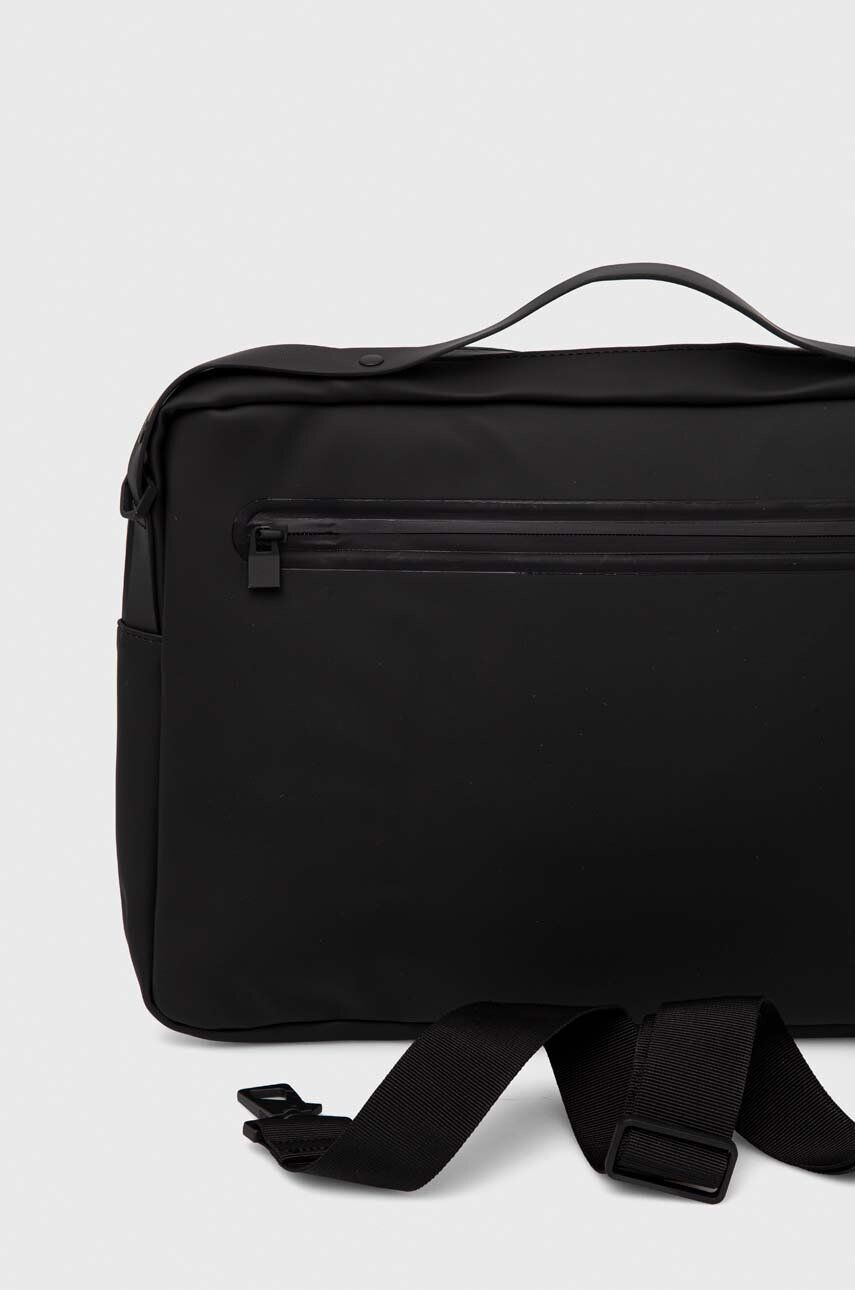 Rains geanta laptop 13290 Messenger Bags culoarea negru - Pled.ro