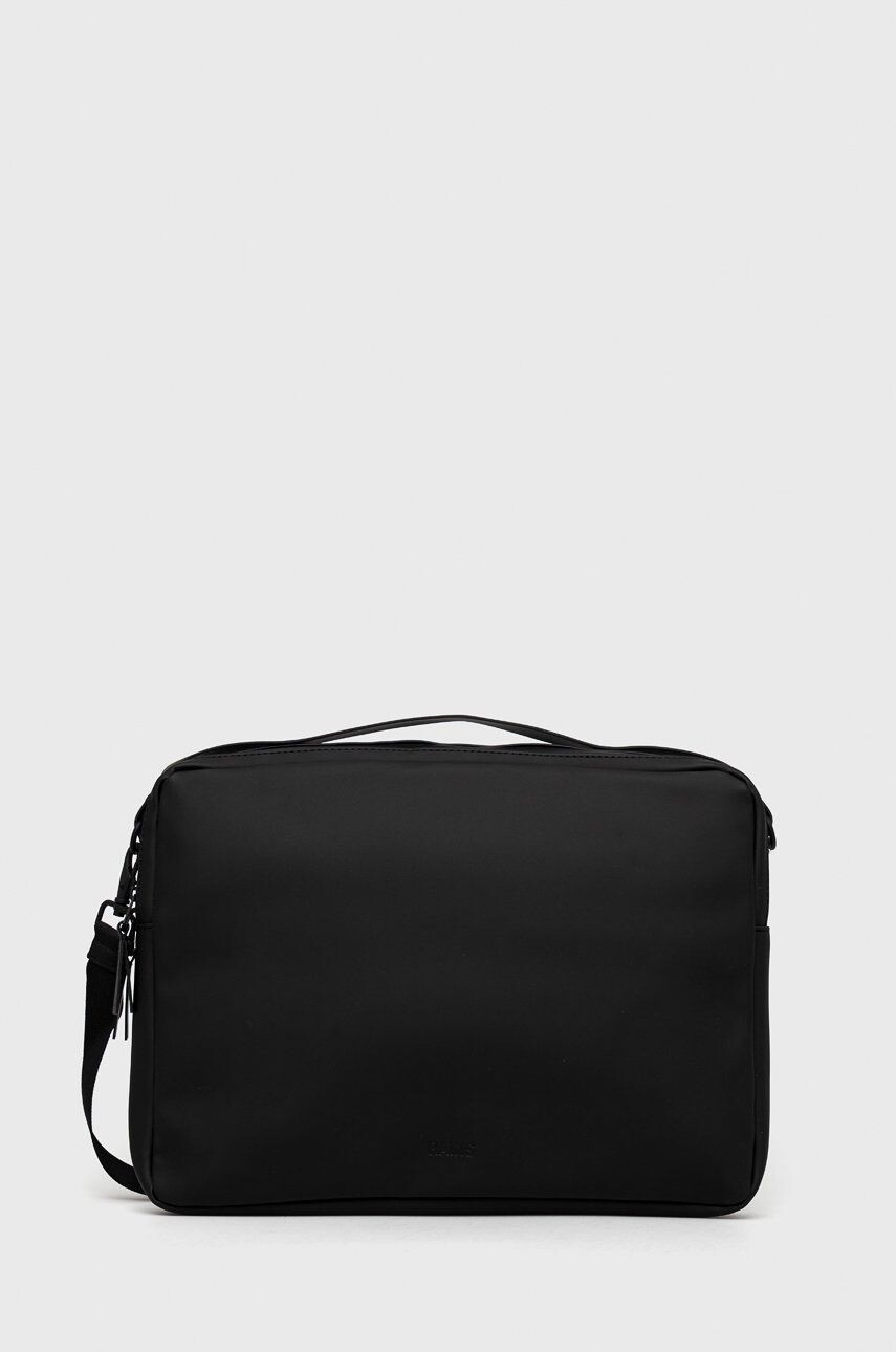 Rains geantă laptop 16790 Laptop Bag 15" culoarea negru 16790.01-Black - Pled.ro