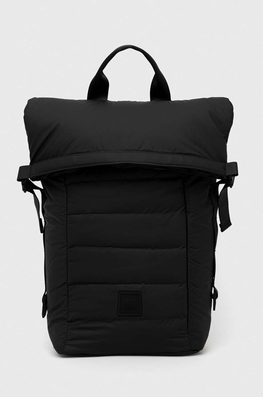 Rains rucsac 12140 Loop Backpack culoarea negru mare neted 12140.01-01Black - Pled.ro