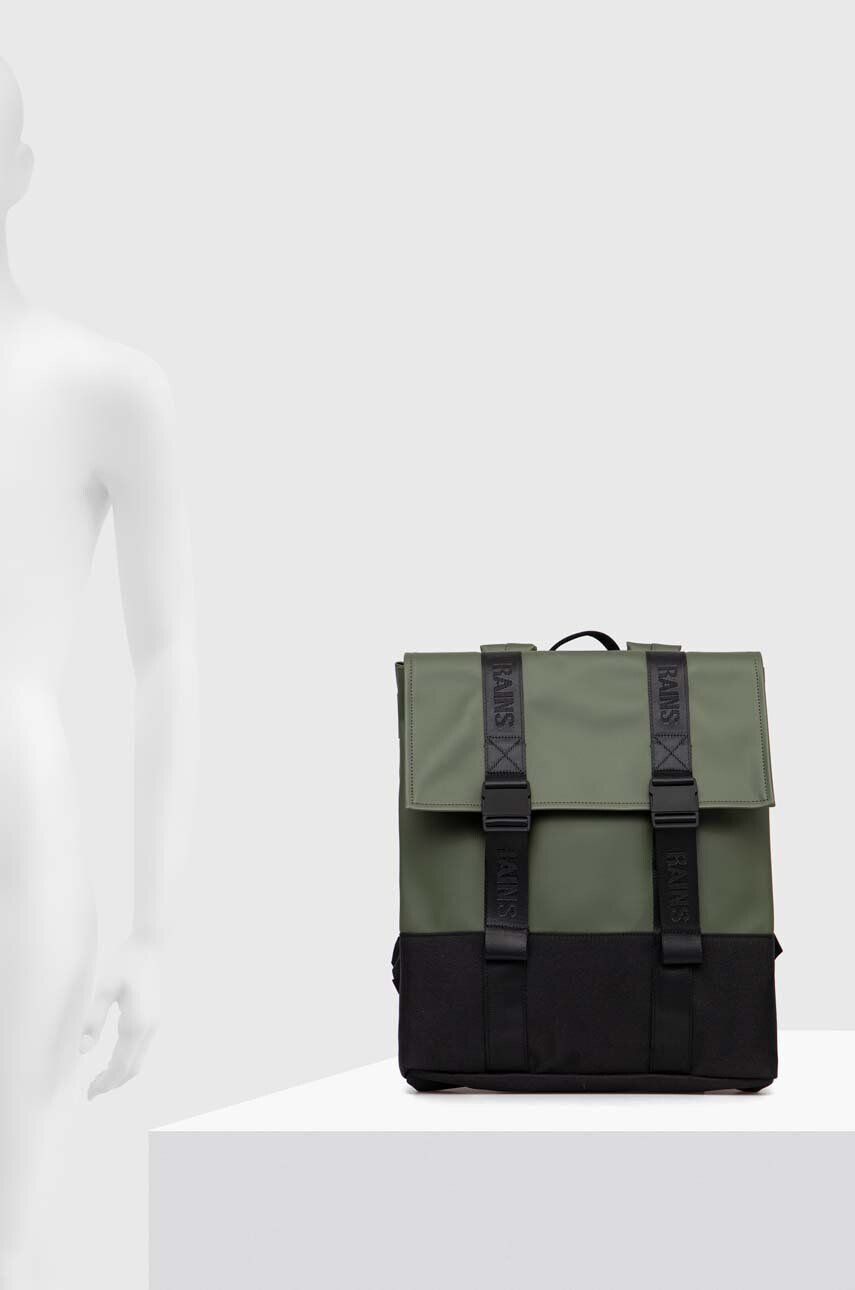 Rains rucsac 13770 Trail MSN Bag culoarea verde mare neted 13770.65-65Evergree - Pled.ro