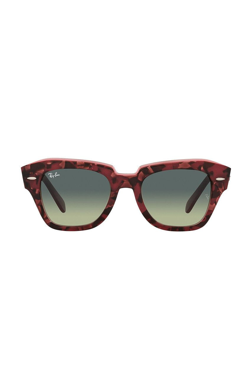 Ray-Ban ochelari culoarea bordo - Pled.ro