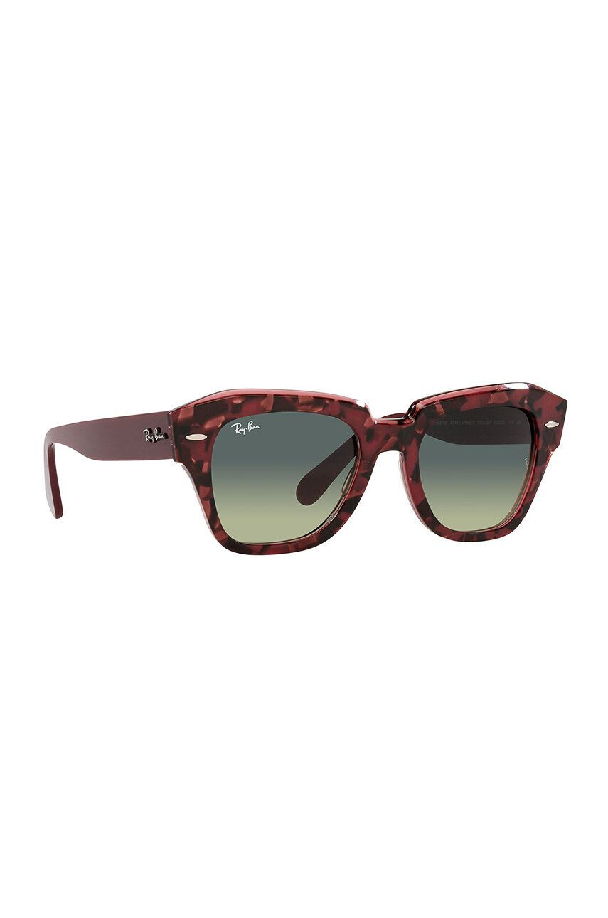 Ray-Ban ochelari culoarea bordo - Pled.ro