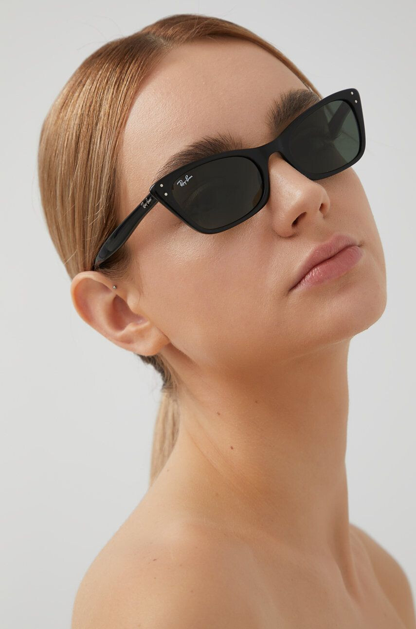 Ray-Ban ochelari de soare femei culoarea negru - Pled.ro