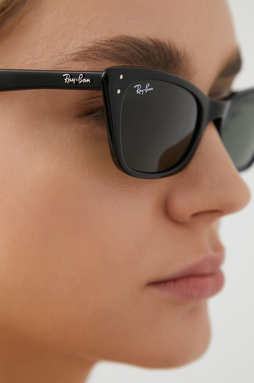 Ray-Ban ochelari de soare femei culoarea negru - Pled.ro