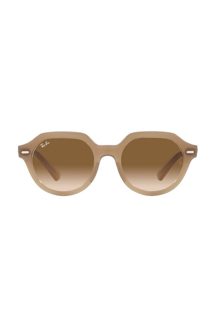 Ray-Ban ochelari de soare culoarea bej - Pled.ro