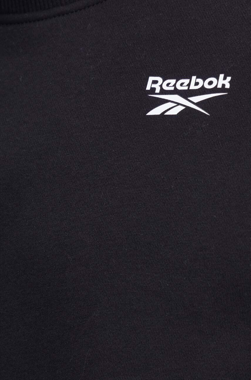 Reebok bluza barbati culoarea negru neted - Pled.ro