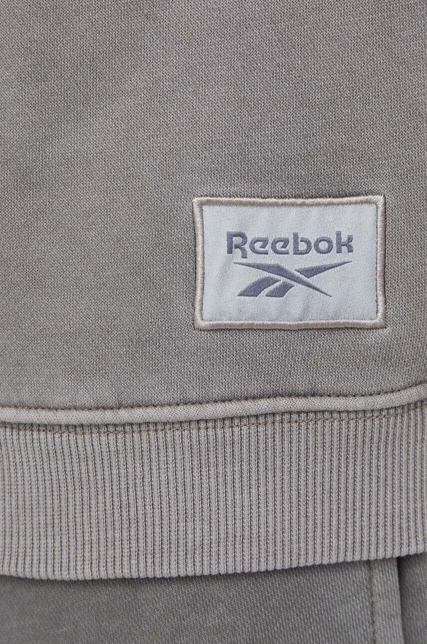 Reebok Classic bluza barbati culoarea gri neted - Pled.ro