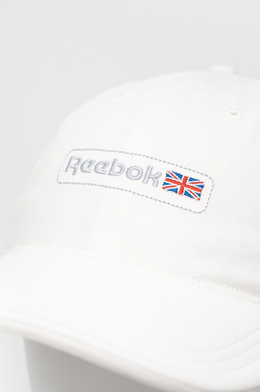 Reebok Classic șapcă culoarea alb cu imprimeu - Pled.ro