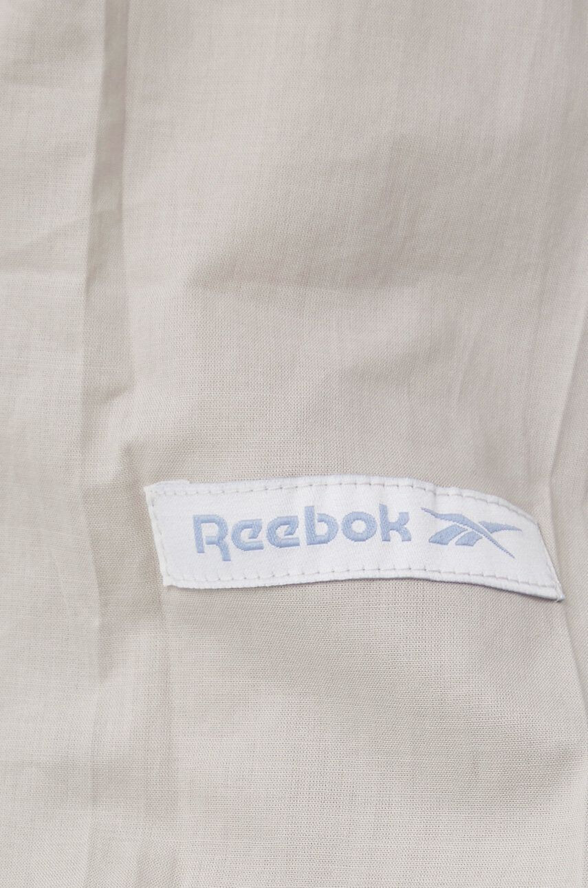 Reebok Classic cămașă din bumbac H49285 femei culoarea bej cu guler clasic relaxed H49285-MOONST - Pled.ro