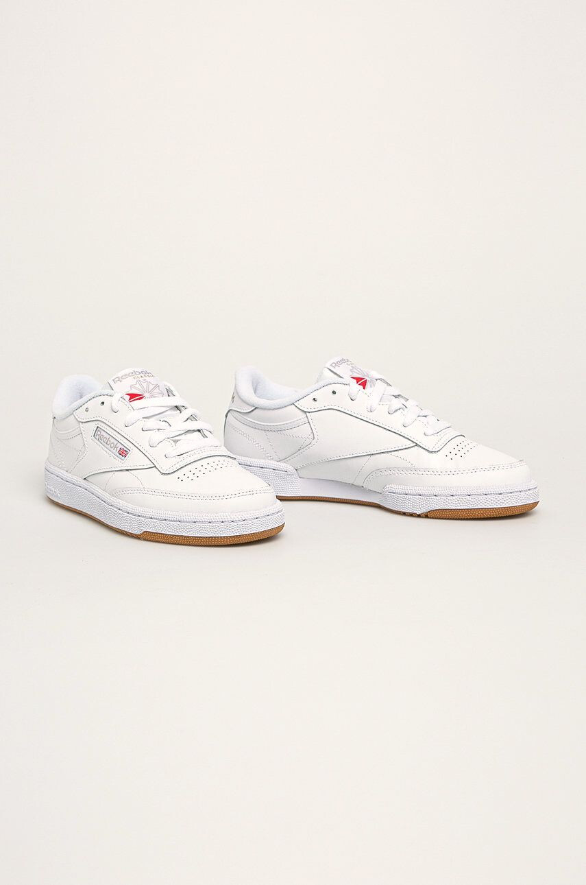 Reebok Classic sneakers din piele CLUB C 85 culoarea alb - Pled.ro