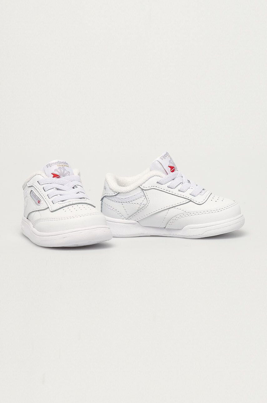 Reebok Classic încălțăminte din piele pentru copii FZ2095 culoarea alb - Pled.ro