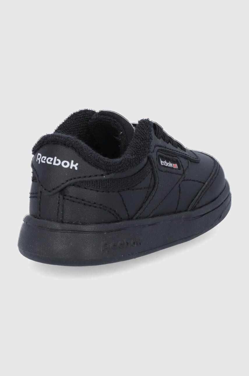 Reebok Classic încălțăminte din piele pentru copii Club C FZ2096 culoarea negru - Pled.ro