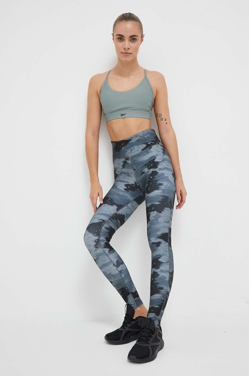 Reebok Classic Reebok leggins de antrenament Workout Ready culoarea gri modelator - Pled.ro