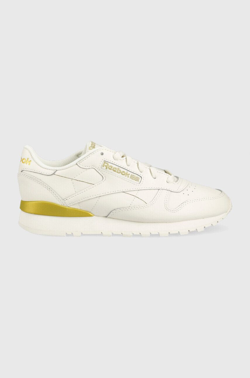 Reebok Classic sneakers din piele culoarea bej - Pled.ro