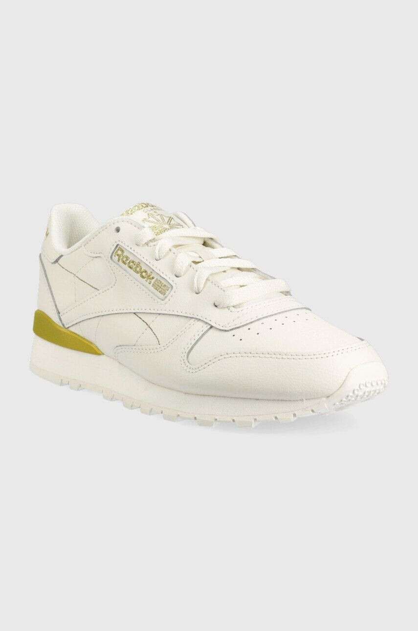 Reebok Classic sneakers din piele culoarea bej - Pled.ro