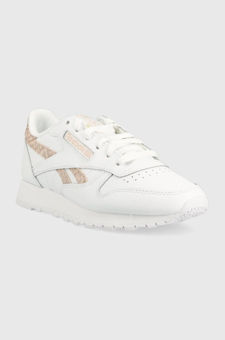 Reebok Classic sneakers din piele CLASSIC LEATHER culoarea alb - Pled.ro