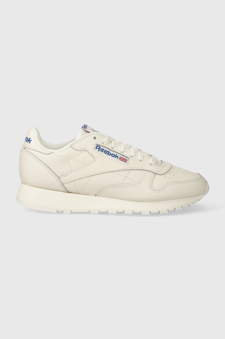 Reebok Classic sneakers din piele CLASSIC LEATHER culoarea bej - Pled.ro