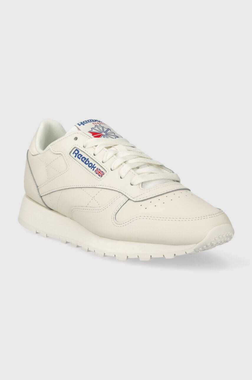 Reebok Classic sneakers din piele CLASSIC LEATHER culoarea bej - Pled.ro