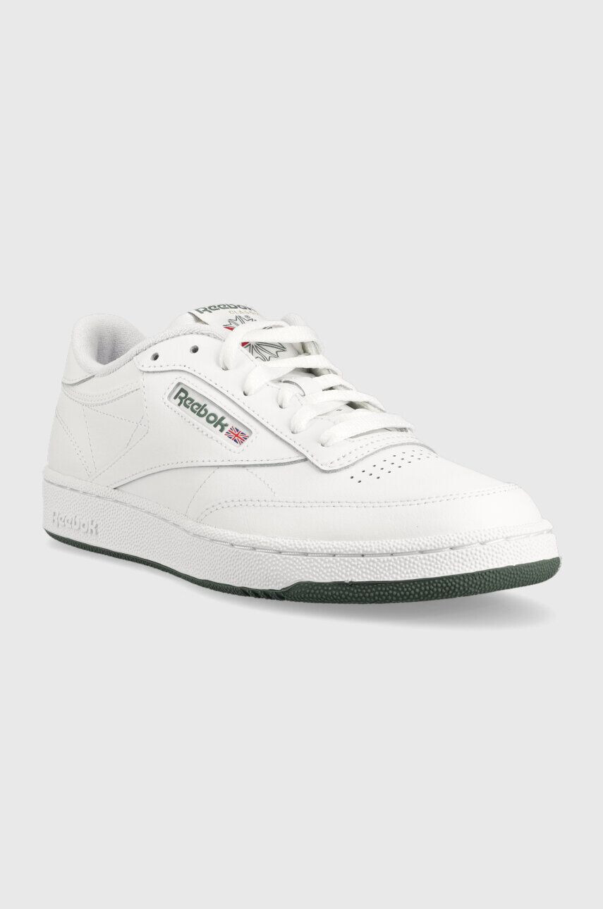 Reebok Classic sneakers din piele CLUB C 85 culoarea alb FZ6014 FZ6014.100039280-white - Pled.ro