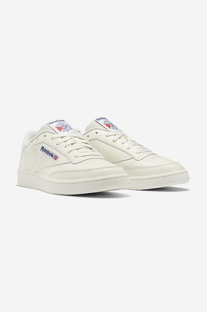 Reebok Classic sneakers din piele Club C 85 culoarea alb HP4321 HP4321-CK/CHK/COB - Pled.ro