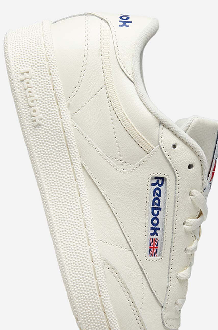 Reebok Classic sneakers din piele Club C 85 culoarea alb HP4321 HP4321-CK/CHK/COB - Pled.ro