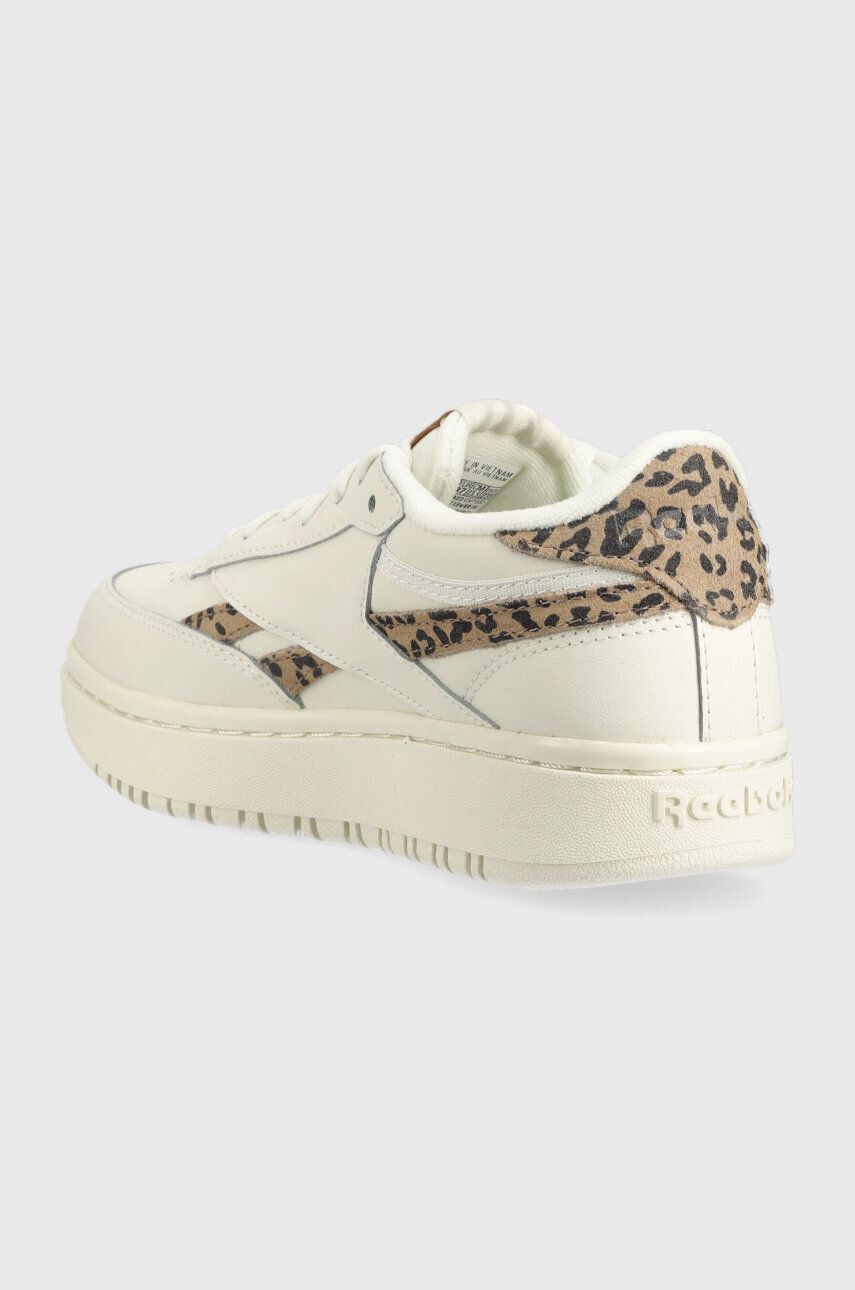 Reebok Classic sneakers din piele Club C Double Reven culoarea alb GV7033 GV7033-CLK/TAU/BK - Pled.ro