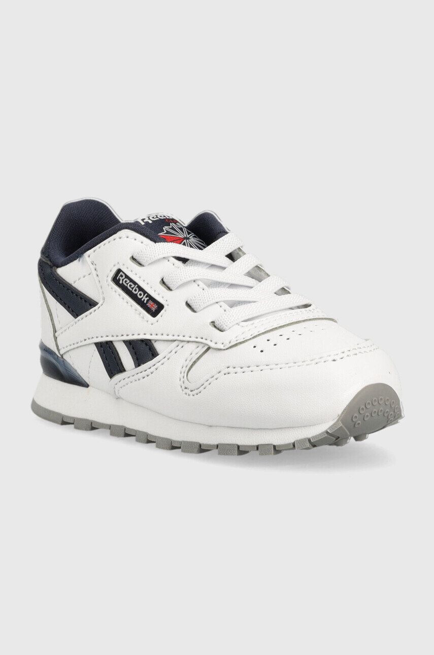 Reebok Classic sneakers pentru copii Classic Leather culoarea alb - Pled.ro