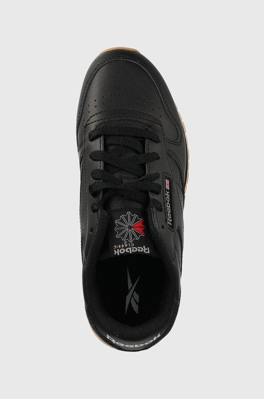 Reebok Classic teniși din piele copii Cl Lthr culoarea negru - Pled.ro