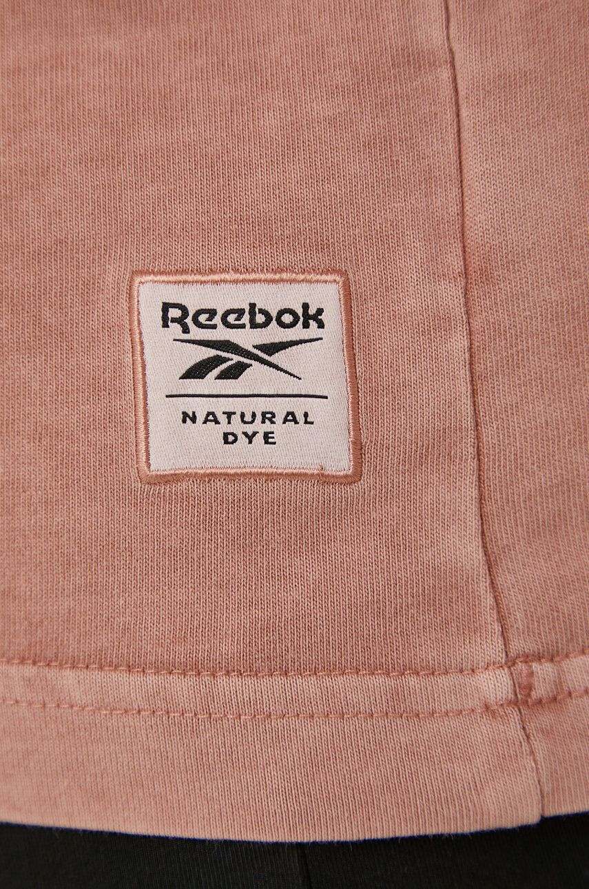 Reebok Classic tricou din bumbac culoarea bej - Pled.ro