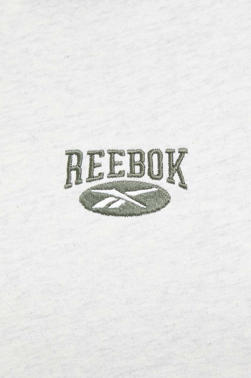 Reebok Classic tricou din bumbac culoarea gri - Pled.ro