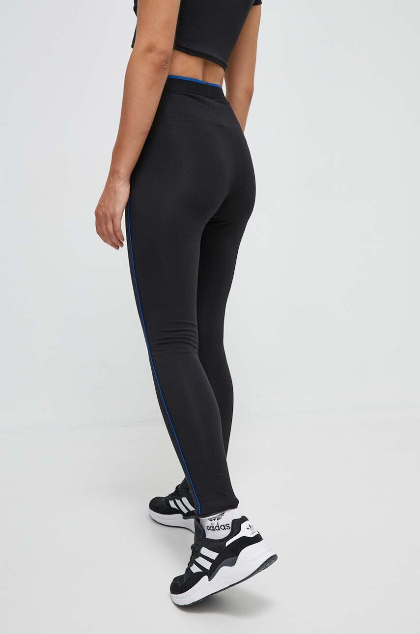 Reebok colanti femei culoarea negru neted - Pled.ro