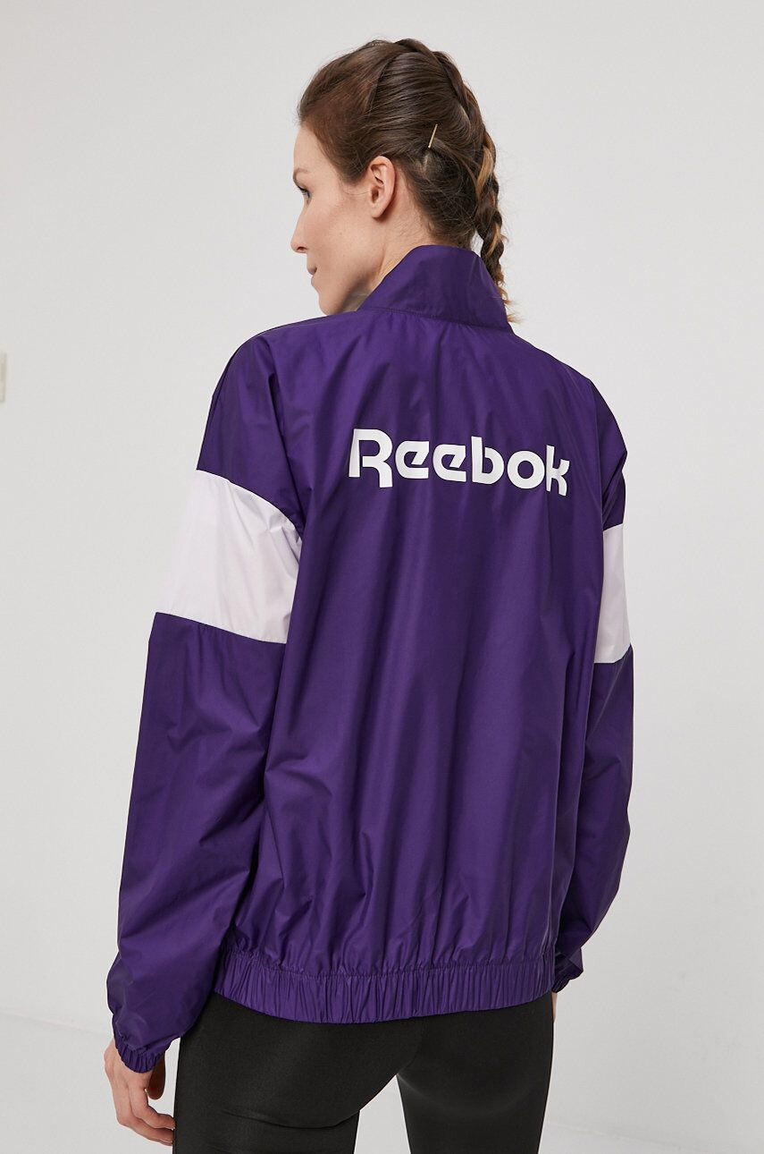 Reebok geaca femei culoarea roz de iarna - Pled.ro