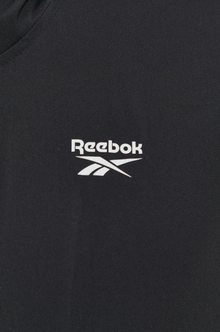 Reebok geaca sport FP9172 culoarea negru de tranzitie - Pled.ro