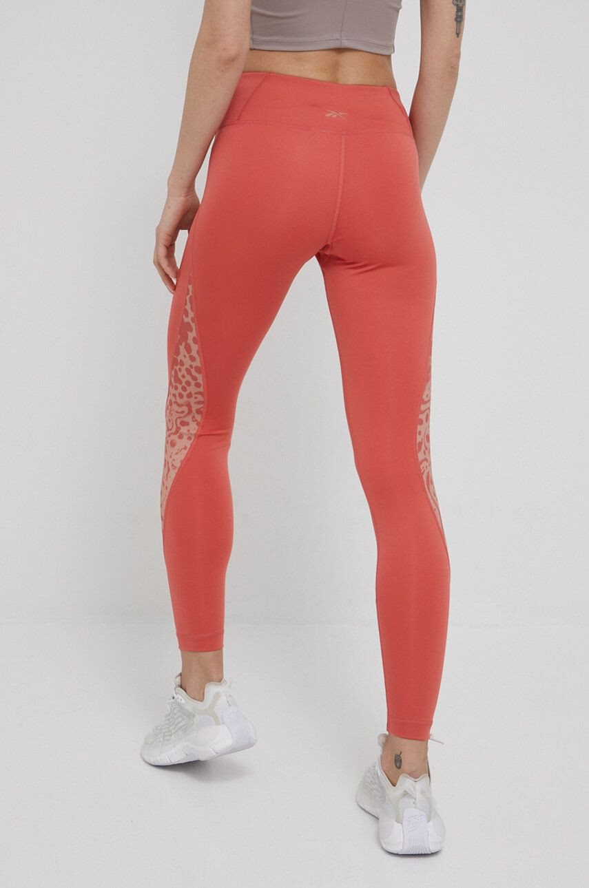 Reebok leggins de antrenament culoarea albastru marin modelator - Pled.ro