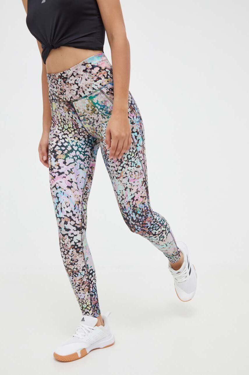 Reebok leggins de antrenament Lux Bold Modern Safari modelator - Pled.ro