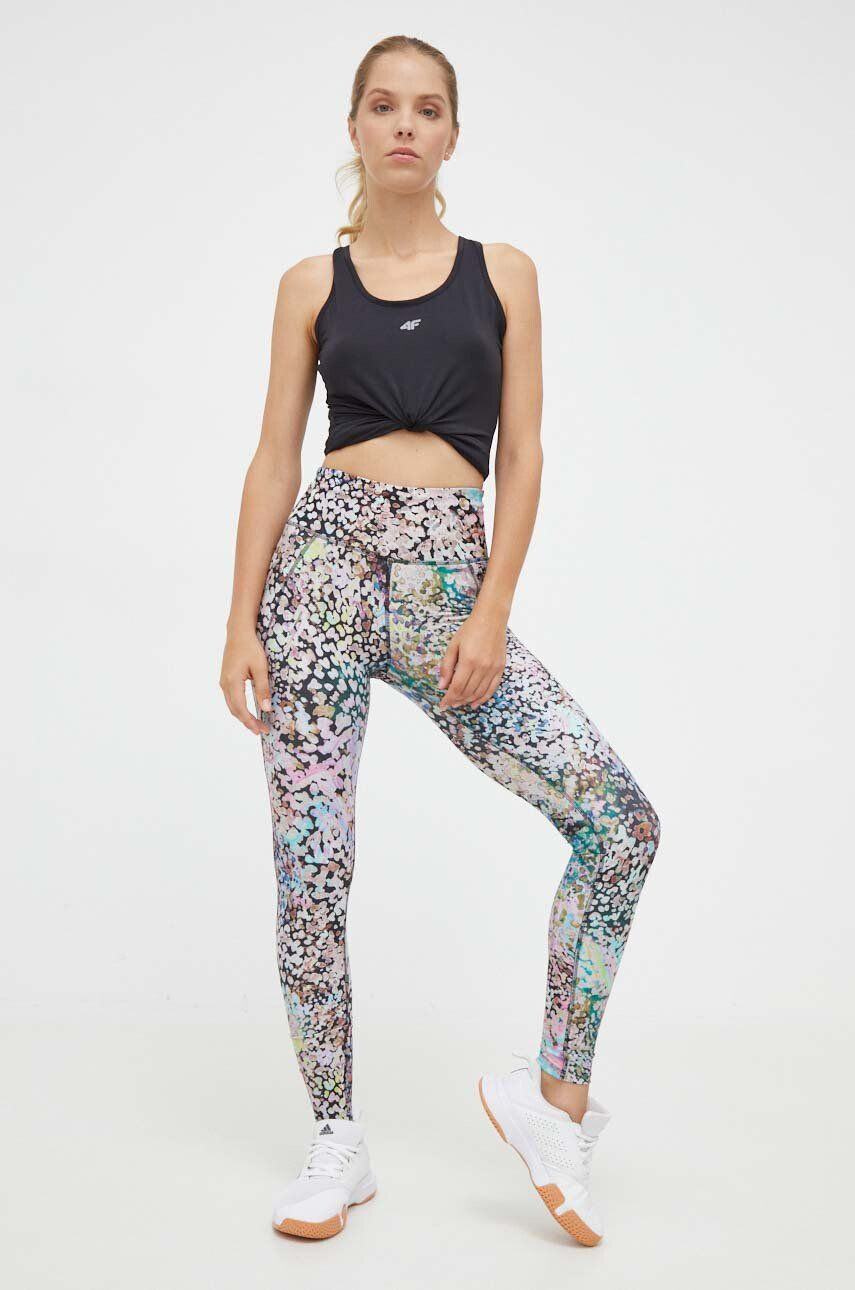 Reebok leggins de antrenament Lux Bold Modern Safari modelator - Pled.ro