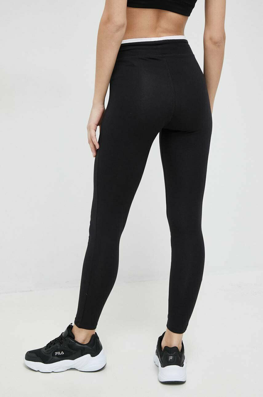 Reebok leggins sport Identity femei culoarea negru neted - Pled.ro