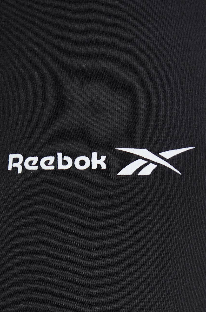 Reebok leggins sport Identity femei culoarea negru neted - Pled.ro