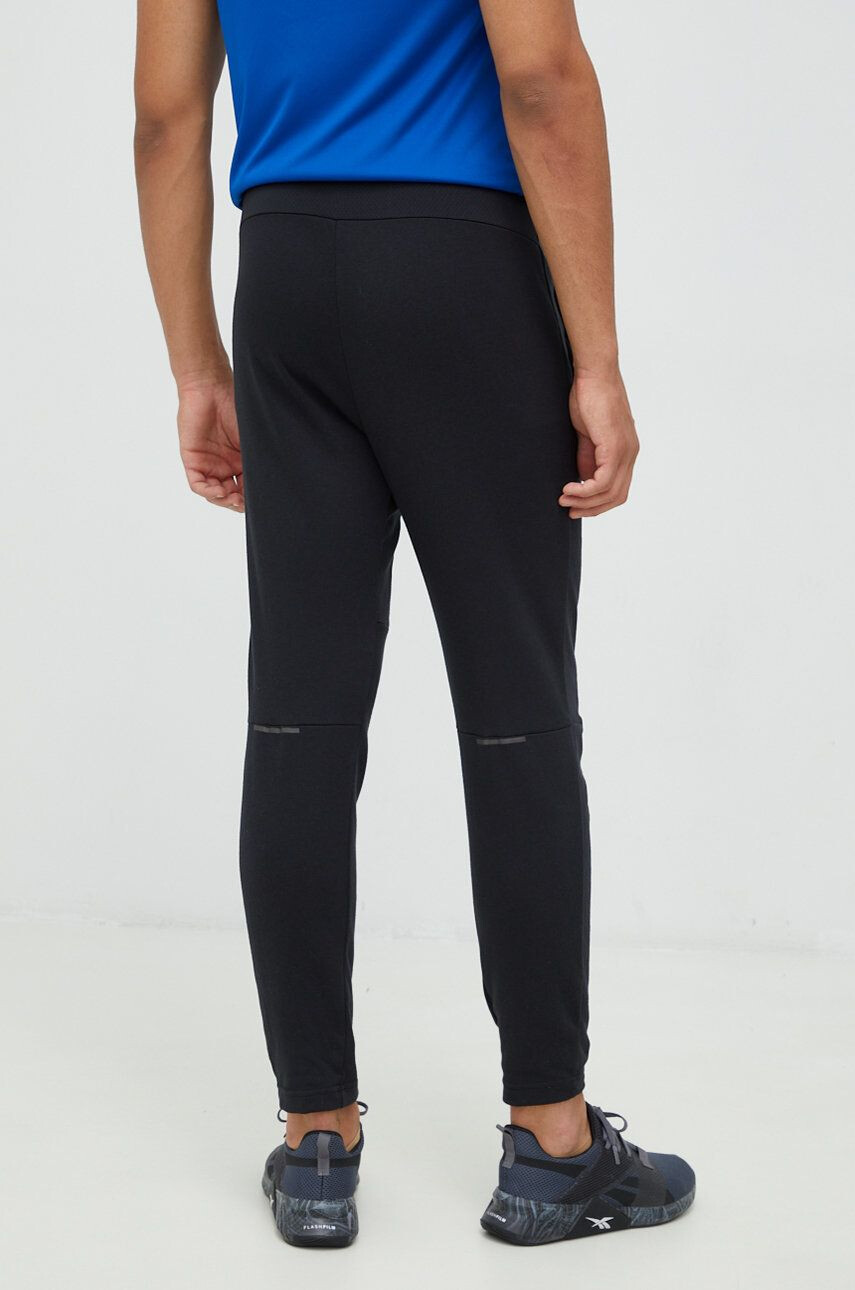 Reebok pantaloni de antrenament Dmx Interlock barbati culoarea negru neted - Pled.ro