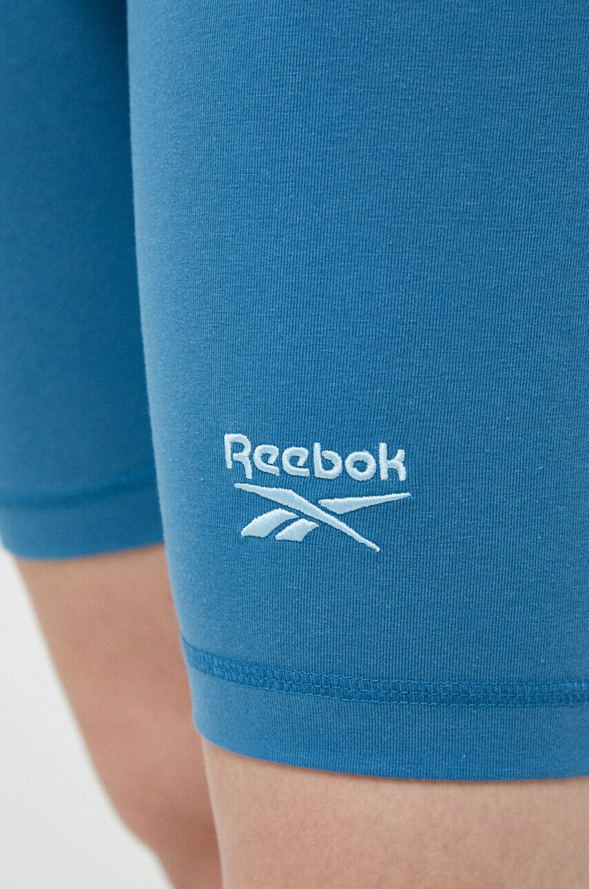 Reebok pantaloni scurti Identity femei neted high waist - Pled.ro