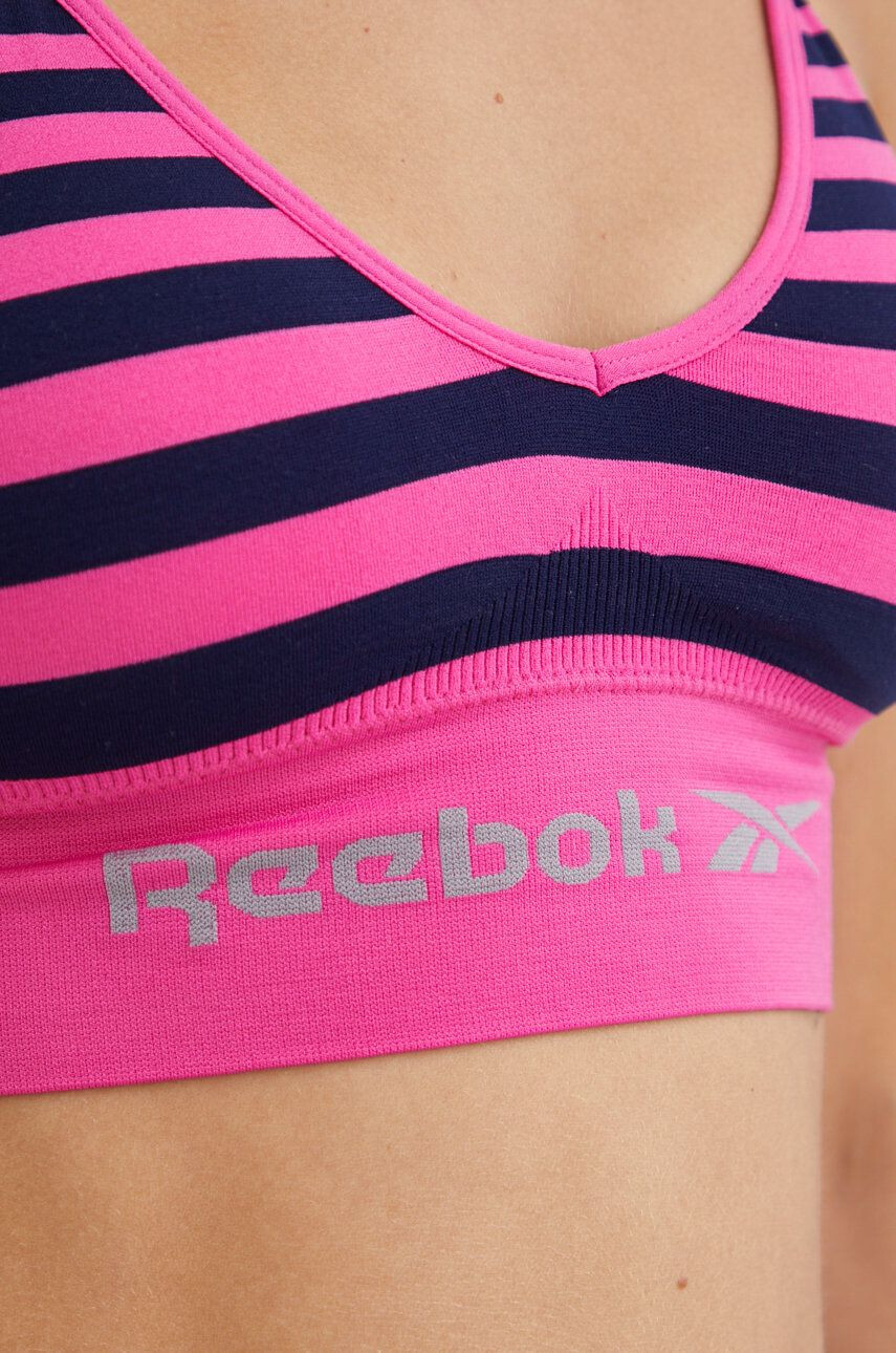 Reebok sutien sport culoarea roz modelator - Pled.ro