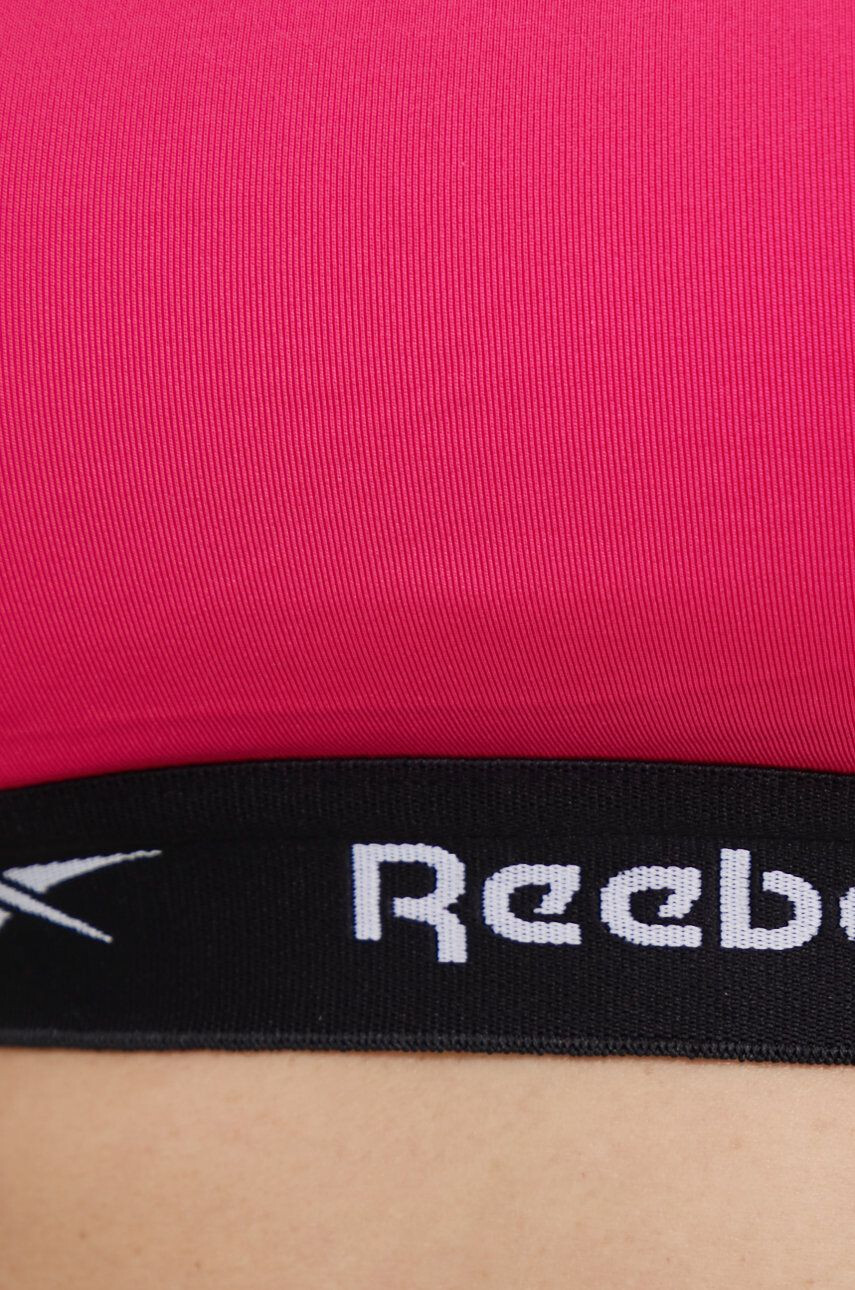 Reebok sutien sport U4.F9687 culoarea roz neted - Pled.ro