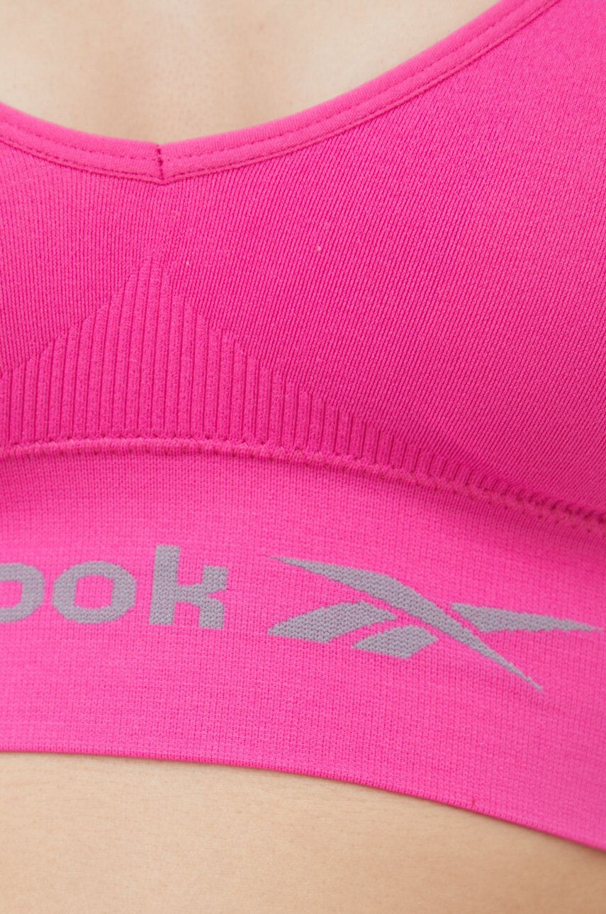 Reebok sutien sport F9782 culoarea roz neted - Pled.ro