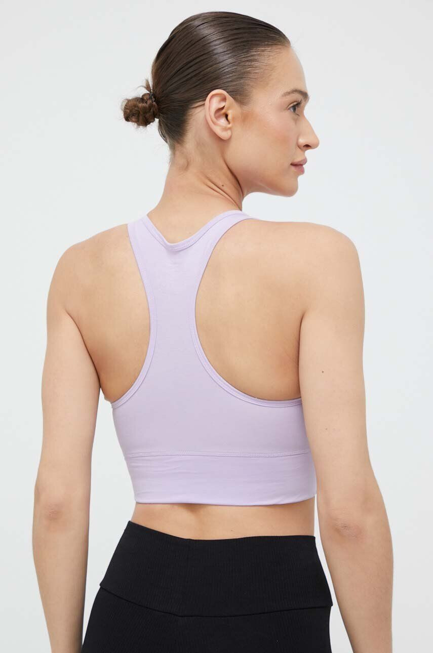 Reebok sutien sport Identity culoarea violet - Pled.ro