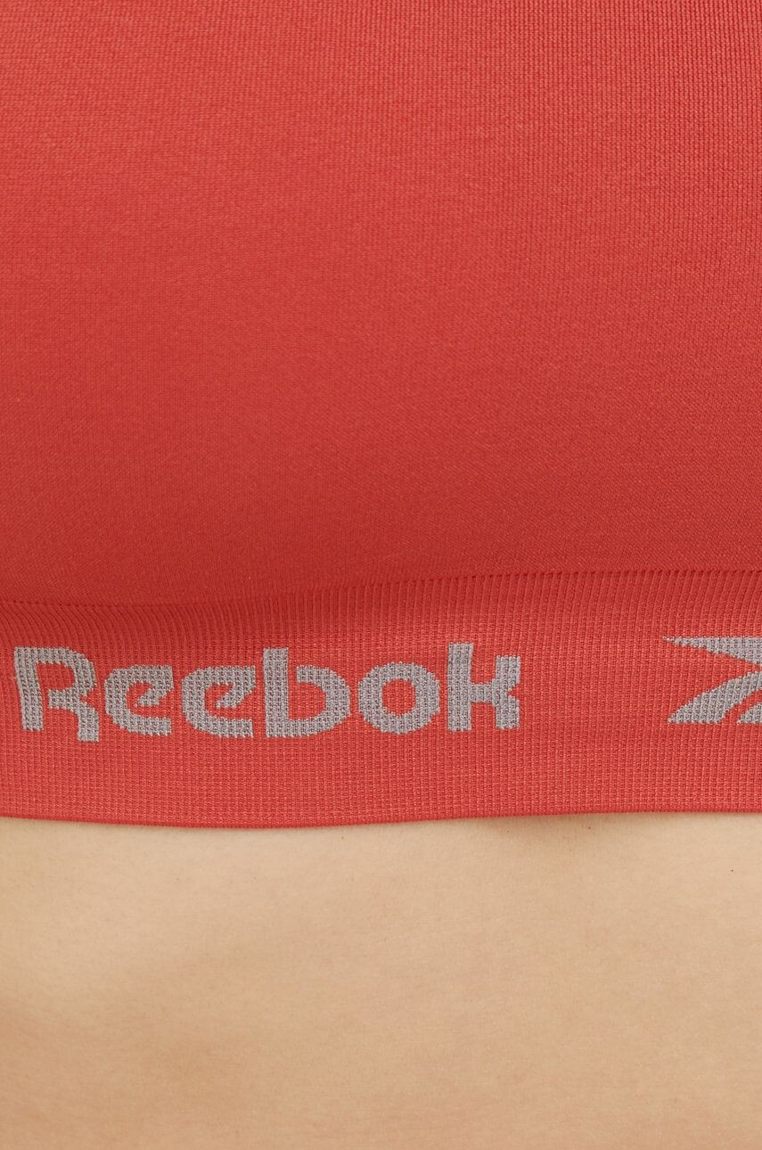 Reebok sutien sport Jenna culoarea portocaliu - Pled.ro