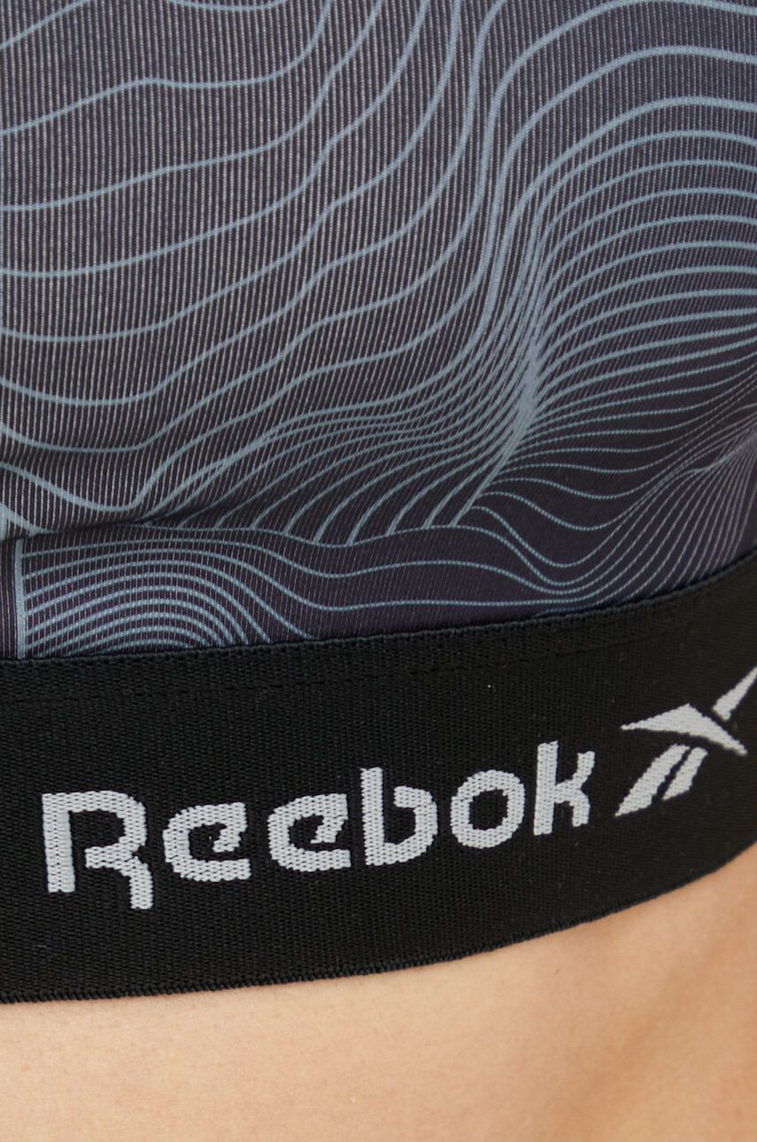 Reebok sutien sport Nelly culoarea albastru marin modelator - Pled.ro